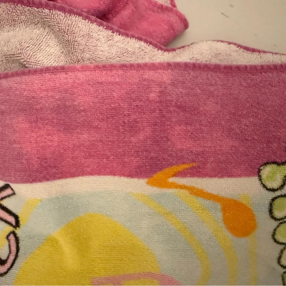 Garfield Vtg 1978 Tropical Rock Beach Towel Jim Davis Franco Rare Collectible‎